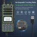 BaoFeng UV-13 PRO V2 Powerful Dual Band Walkie Talkie Type-C Charger 16KM Long Range UV13 Pro Transceiver Ham Two Way Radio