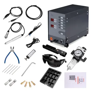AC 110V/220V Stainless Steel Spot welding Machine Automatic Numerical Control Pulse Argon Arc Welder Jewelry Spot Welder