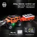 TRASPED HG4-221/222 RTR 1/64 2.4G Mini RC Car Alloy Shell Hummer Off-Road Climbing Truck Support App Remote Controlled LED Light Simulated Vehicle Three Speed Cruise Control Desktop Toys Model Collection Gift For Boys