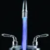 Colorful LED Light Basin Sink Faucet Temperature Sensor Light Color Changing Hydropower with Adapter