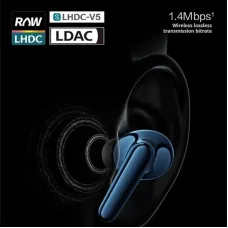 Vivo TWS 5 Hi-Fi Version bluetooth Earbuds ANC Earphone 60dB Depth Noise Cancelling 2nd Ceramic Tungsten Acoustic Diaphragm Hi-Res LHDC Lossless LHDC5.0 Audio 48H Playback Low Delay Smart Translation In-ear Sports Headphones