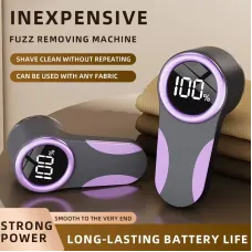 Tevorex Smart Digital Display Lint Remover 6 Blades Fabric Shaver Type-C Fast Charging Electric Clothes Defuzzer for Sweaters Clothes