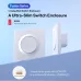 SONOFF E1GSL 1-Gang Wall Switch Enclosure No Neutral Wire Required Ultra-Slim PC Material Clip-on Installation Enclosure for ZBMINIL2
