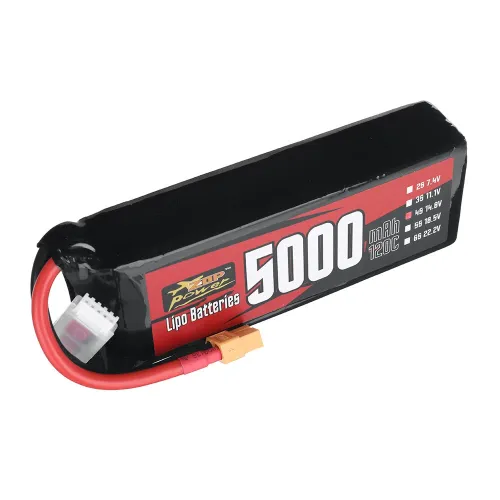 ZOP Power 14.8V 5000mAh 120C 4S LiPo Battery XT60 Plug for RC Drone