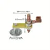 1PCS Copper Magnetic Welding Support with 35mm Disc Single or Double Head Options for Electric Welding Ground Clamp Spotter Connector