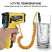 -50~800 LCD Color Display Non-Contact Infrared Thermometer High Temperature Infrared Laser Electronic Thermometer IR Thermometer Pyrometer