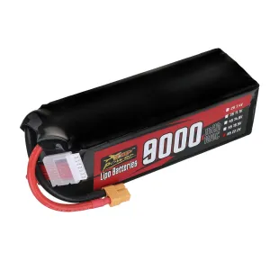ZOP Power 22.2V 9000mAh 100C 6S LiPo Battery XT60 Plug for RC Drone