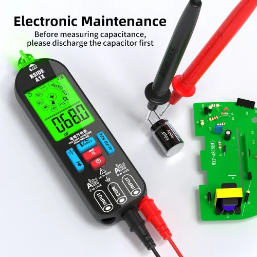 BSIDE A1X Digital Multimeter Advanced Display USB Charging Non-Contact Voltage Detection Portable Test Meter with Auto Ranging