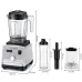 BlitzHome BH-228C Professional 1600W Countertop Blender 6-Leaf Blade 6 Programs Smoothie & Ice Crushing Blender with 2L Jar 600ml Travel Cup 800ml Grinder Cup