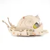 Wooden Bionics Electric Snail Model Assembly Kit DIY Children's Science Experiment Education Toy Student Technology Small Production