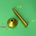 Aluminum Alloy Router Subbase Centering Pin and Cone Gold High Precision Woodworking Tool Accurate Alignment Easy Installation