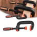 Platic Heavy Duty C-shaped Clip G-shaped Clamp with Quick Button Movable Chuck for Woodworking Nylon Fixing Clamp High Strength Carpentry Clamps Hand Tools