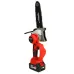 Mensela CS-L3 8Inch Cordless Brushless Electric Chain Saw W/ 4Ah Battery Rechargeable Chainsaw for Tree Trimming Branch Wood Cutting Woodworking Tool