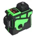 3D 12 Line Green Light Laser Level Digital Self Leveling 360 Rotary Measure