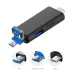 5-in-1 Multifunction USB 2.0 Type-C USB Micro USB SD TF Memory Card Reader for iPhone Android Computer Dock OTG Type-C Adapter