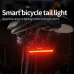 MEROCA Super V Smart Brake Sensing Bike Taillight 500mAh Battery 6 Lighting Modes IPX5 Waterproof Type-Rechargeable Bicycle Rear Light