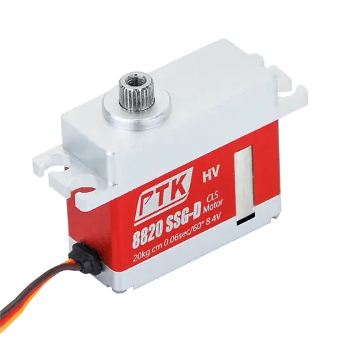 PTK 8820 SSG-D 20Kg High Speed / 8822 SSG-D 22Kg High Torque 25g Digital RC Servo for Fixed Wing Airplane FPV Drones