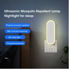 Ultrasonic Mosquito Repellent TS-17 Eco-Friendly Pest Control LED Night Light Power Less Than 1W Compact Design for Home with EU US Plug Options