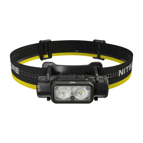 NITECORNU53 1800lm High Lumen LEHeadlamp 8 x NiteLab UHLEDs Rechargeable Lightweight Waterproof Head Lamp Built-in 6000mAh Battery Headlight