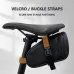 BENGGUO 1L Portable Bike Saddle Bag Hang Taillight Reflective Large Capacity Bicycle Under Seat Storage Pack for Outdoor Cycling