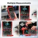 17 inch Screen Digital Oscilloscope Multimeter 2 in 1 Handheld Car Maintenance Diagnostic Tool 1MHz 2.5MSps Laboratory Oscilloscope Electrical Repair Oscilloscope