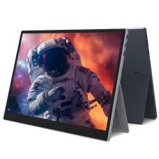 HAILESI 15 Inch FHD 3240*2160P Portable Monitor Computer Gaming Display 450nit 60Hz 100% sRGB IPS Mini HD Type-C External Screen for Smartphone Tablet Laptop Game Consoles