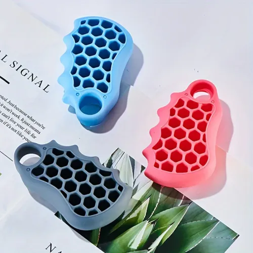 KALOA10-50lbs Silicone Grip Device Palm Rehabilitation Training Hand Exercise Grip Circle Fitness Grip Circle Hand Muscle Massager