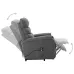Stand-up Recliner Light Gray Fabric