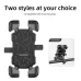 ROCKBRO4.5''-7.2''Bicycle Phone Handlebar Holder 360 Rotation 30 Tilt Auto Locking Shockproof Non-slip Motorcycle Electric Vehicle Bike Bracket