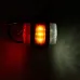 12V-24V 11 LED Double Side Marker Light Indicator Lamp Rubber Outline For Trailer Truck Caravan Van