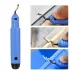Deburring Tool Kit with 10 Extra Blades and 1 Handle Alloy Burr Removal Tool Multifunctional Burr Edges Removing Hand Tool for Handicrafts Sewing Plastic