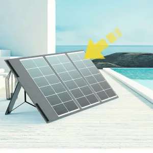 UDirect AFERIY 100 Watt Portable Solar Panels Foldable Mono Cell Solar Charger with USB DOutputs IP65 Waterproof Solar Panel for RV Outdoor Camping AF-S100