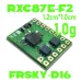 MXO-RACING RXC87E 8CH Super Micro Surface RX Receiver Built-in B-ESC Support FLYSKY AFHDS-2A FUTABA SFHSS FRSKY D8/D16 For 1/64~1/87 Micro RC Racing Car
