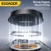 ESSAGER ES-WC20 2-in-1 Magnetic Wireless Charger 15W Fast Wireless Charging Pad for Smart Phones for iPhone 16 16 Pro 15 14 13 Pro Max for Xiaomi 15 Ultra for Huawei Pura X for Samsung Galaxy S25 Ultra for Apple Watch