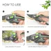 Industrial Pruning Shears 205mm SK5 Steel Blade 50mm Length Two-level Opening Ergonomic Non-slip Handles Labor-saving Spring Precision Cutting