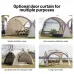 Xmund Travel Outdoor Large Space Sun Shelter Dome Tent Large Portable Camping Shelter Waterproof Windproof Sun Folding Tents Lightweight Tent Camp Equipmentfor Outdoor Family Beach Hiking