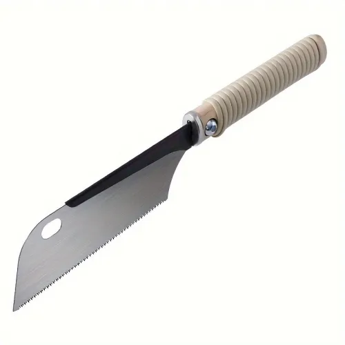 Pull Saw 6-Inch SK5 Steel Single-Edge 17 TPI Flexible Blade for Precise Cross Length Cuts Woodworking Tool