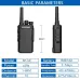 Baofeng BF-V8 Walkie Talkie 5W 16 Channels Long Range 1-8KM 1500mAh Battery Voice Encryption Type-C Charging Walkie Talkie