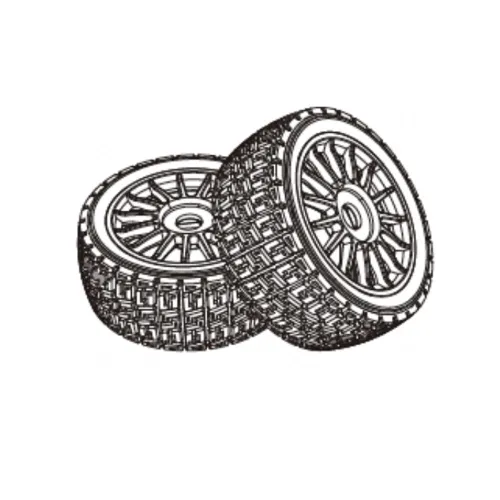 MJX 7303 RC Car Orginal Parts Center Wheel Tires P73300A P73300B