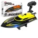 HXJRC HJ812 2.4G 4CH RC Boat High Speed LED Light Speedboat Waterproof 25km/h Electric Racing Vehicles Models Lakes Pools Remote Control Toys