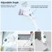 8 in 1 Multifunctional Wireless Cleaning Brush 2500mAh Type-C USB Rechargeable 450RPM Adjustable Lengths LED Night Light for Bathroom Kitchen Windows Car