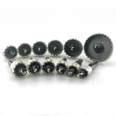 12PCS High-Speed Steel Hole Saw Set 15-50mm HSS4241 Drill Bit Alloy Metal Cutting Tool for 2mm Thick Sheets