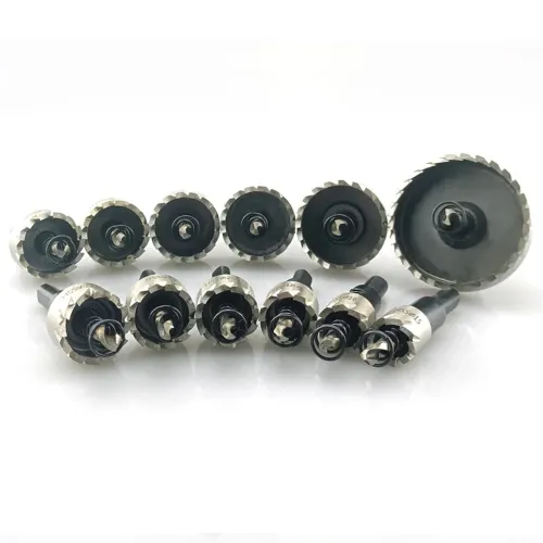 12PCS High-Speed Steel Hole Saw Set 15-50mm HSS4241 Drill Bit Alloy Metal Cutting Tool for 2mm Thick Sheets