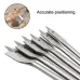 6PCS Three-Pointed Flat Drill Bit Set High Carbon Steel HRC50 Heat Treated Woodworking Tool for Table DC AC Drills
