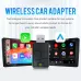 Babaolong 2-in-1 Wired To Wireless Carplay Adapter Android Auto Adapter Plug Car Machine Interconnection Converter