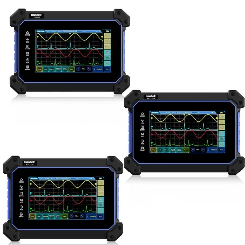 Hantek TO1112/TO1112D Touch Screen Tablet Oscilloscope 2 Channel Handheld Digital Oscilloscope with Signal Generator and Multimeter 110MHz