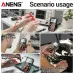 ANENG M127 Digital Multimeter True RMS 4000 Counts Automatic Identification High-Definition Backlight LCD Compact Portable Multimeter AC DC Voltage Resistance Measurement