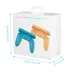 JYS JYS-NS2276 Switch2 Detachable 2-in-1 Joy-Con Grip Ergonomic Dual Hand Mode Tool-Free SL/SR Access Wrist Strap Portable Gaming Controller Grip Game Accessory