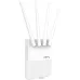 PLERY R623 4G LTE Router Wireless 300Mbps Fast Wired and Wireless Connections Support Micro SIM Card Slot WiFi Routers with Four High Gain Antennas