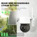 TQ2 1080P WiFi Solar Camera Outdoor Night Vision PTZ IP Camera with Solar Panel Recharge CCTV Video Surveillance Cameras